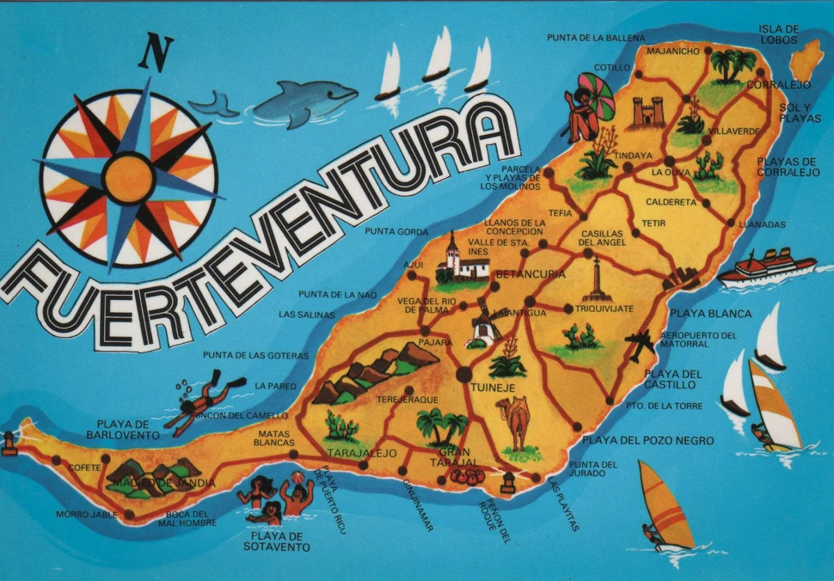 Fuerteventura térképe