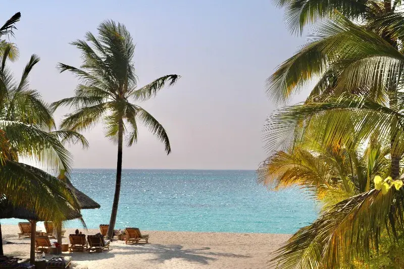 Riu Palace Zanzibar tengerpartja madártávlatból